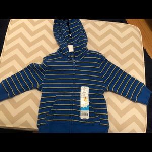 Brand new w/ tags, 12 mo Jumping beans hoodie